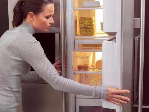 Cleaning out your fridge and cupboards before a move is a must.