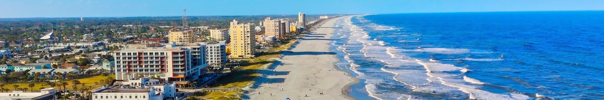 Jacksonville FL city and beach